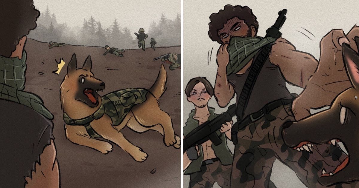 Soldier boy Colorful Comic With Unexpected Endings By Tum Natakorn Ulit