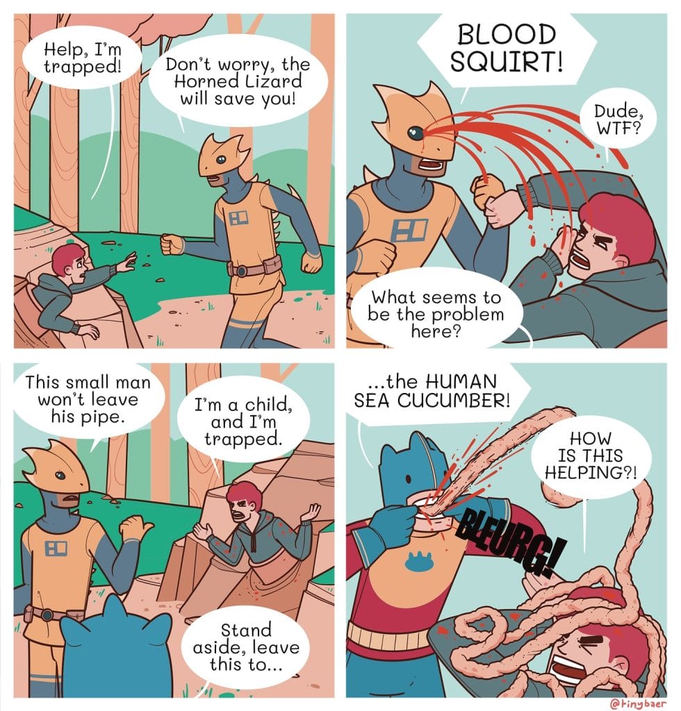 tiny baer comics