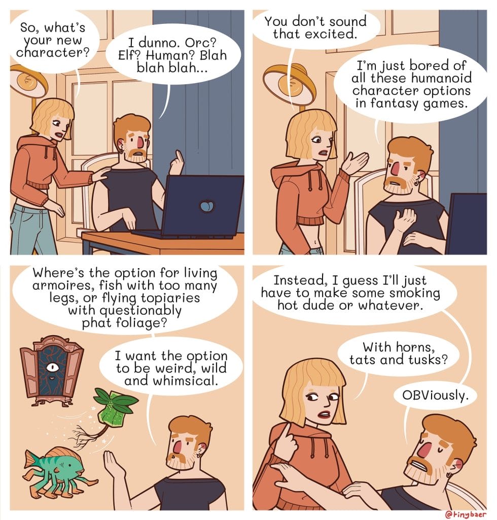 tiny baer comics