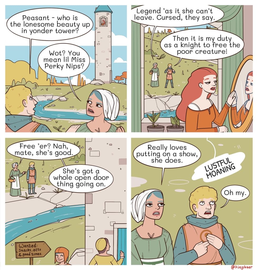 tiny baer comics