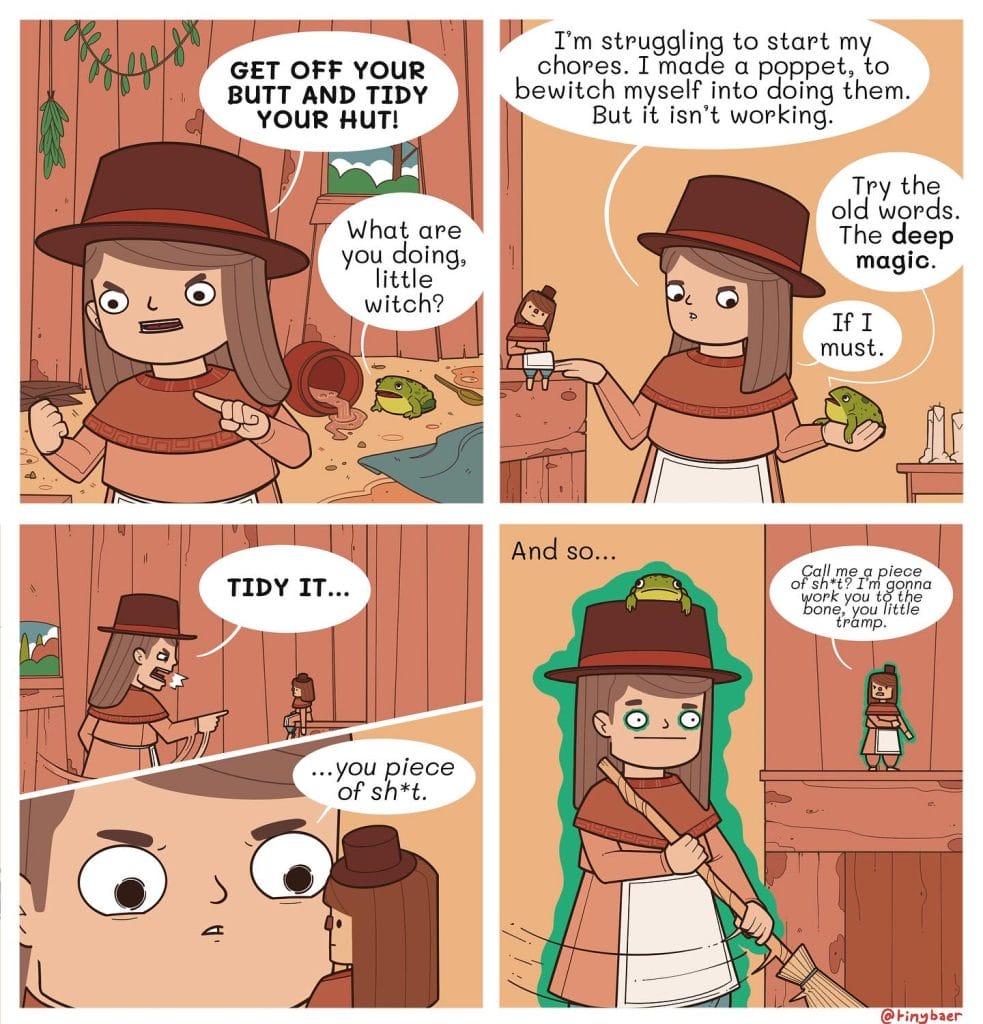 tiny baer comics